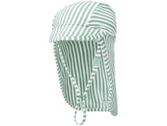 Liewood Cecilia swim hat seersucker peppermint/crisp white striped UV40+